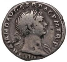 Római Birodalom / Róma / Traianus 98-117. Denar Ag (3.14g) T:2-,3 Roman Empire / Rome / Trajan 98-117. Denarius Ag "IMP TRAIANO AVG GER DAC P M TR P / COS V P P S P Q R OPTIMO PRINC" (3.14g) C:VF,F