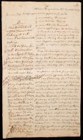 1827 Poroszország, Stargardt birtoklevél / Prussia Estate conformation document