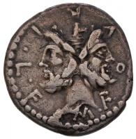 Római Birodalom / Róma / M. Furius Philus Kr. e. 119. Denár Ag (3.8g) T:2- Roman Empire / Rome / M. Furius Philus 119 BC Denarius Ag M FOVRI L F / ROMA - PHILI (3.8g) C:VF Sear 156.
