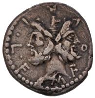 Római Birodalom / Róma / M. Furius Philus Kr. e. 119. Denár Ag (3.8g) T:2- Roman Empire / Rome / M. Furius Philus 119 BC Denarius Ag "M FOVRI L F / ROMA - PHILI" (3.8g) C:VF Sear 156.