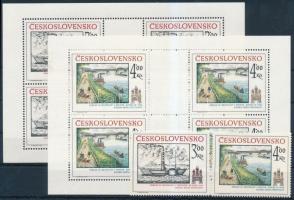 Pozsony történelme sor + kisívsor History of Bratislava set + minisheet set