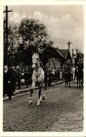 1938 Komárom, bevonulás, Horthy Miklós / entry of the Hungarian troops, Horthy 'vissza' So. Stpl