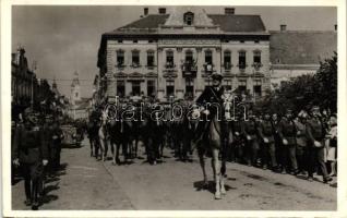 1940 Szatmárnémeti, bevonulás, Horthy Miklós / entry of the Hungarian troops, Horthy 'vissza' So. Stpl (EK)