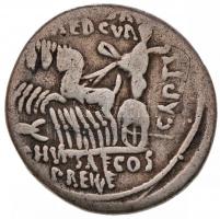 Római Birodalom / Róma / M. Aemilius Scarus és Pub. Plautius Hypsaeus Kr. e. 58. Denár Ag "M SC...