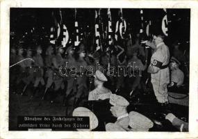 NS propaganda parade, Hitler '1935 Reichsparteitag' So. Stpl (fa)