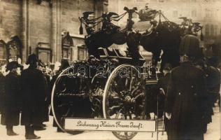 1916 Vienna, Wien; Leichenzug Kaiser Franz Josef I. / Funeral cortege of Franz Joseph