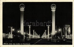 Berlin, Unter den Linden im Festschmuck (EK)