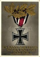 Es kann nur einer siegen und das sind wir; Adolf Hitler am 8. November 1939 / NS propaganda s: Gottfried Klein 6+19 Ga. (Rb)