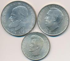 1948. 5Ft Ag "Petőfi" + 10Ft Ag "Széchenyi" + 20Ft Ag "Táncsics" &quot...