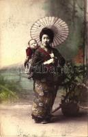 Japanese geisha, folklore