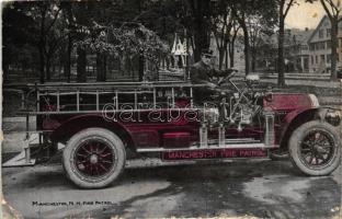 Manchester N.H. Fire Patrol, automobile, fireman (fl)