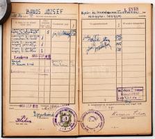 1931-1965 9 db különféle gimnáziumi, főiskolai és egyetemi bizonyítvány, leckekönyv, Degré Alajos (1...