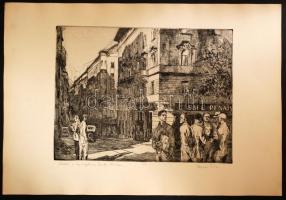 10 db kommunista sajtóval kapcsolatos szocreál alkotás, Rozanits Tibor (1931-?), Veszprémi Endre (19...