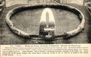 Chastity belt in the museum of Cluny, Paris