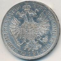 Ausztria 1859A 1Fl Ag "Ferenc József" T:2 Austria 1859A 1 Florin Ag "Franz Joseph" C:XF