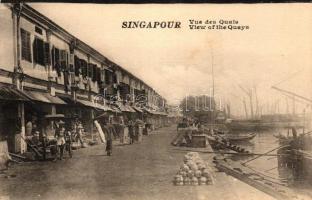 Singapore, Vue des Quais / view of the quay