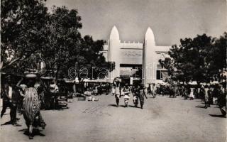 Bobo Dioulasso, Haute-Volta; L'entrée du Marché / French colony, market place