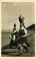 Palestine, Sur le bord du lac de Tiberias / palestine folklore from the Sea of Galilee, Palesztin folklór, a Galileai-tenger partján.