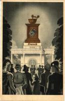 1941 Budapest, Nemzetközi Vásár, Franck kávé pavilonja s: Gebhardt  (EK)