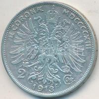 Ausztria 1913. 2K Ag "Ferenc József" T:2- Austria 1913. 2 Corona Ag "Franz Joseph" C:VF