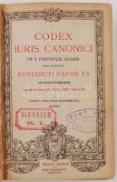 Gasparri: Codex Iuris Canonici Pii X Pontificis Maximi iussu digestus Benedicti Papae XV auctoritate...