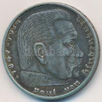 Német 3. Birodalom 1937A 2M Ag "Hindenburg" T:2- patina
German Third Reich 1937A 2 Marks A...