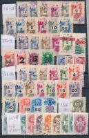 105 db többnyire háború utáni okmánybélyeg