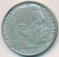 Német 3. Birodalom 1938B 2M Ag "Hindenburg" T:2-
German Third Reich 1938B 2 Mark Ag "...