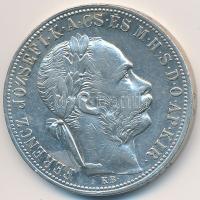 1887KB 1Ft Ag "Ferenc József / Barokk címer" T:2,2-
Adamo M15