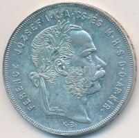 1877KB 1Ft Ag "Ferenc József / Barokk címer" T:2,2- kis patina
Adamo M15