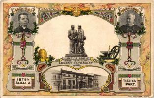 Budapest Országos Központi Katolikus Legényegyesület, Szaboky Adolf, Kolping Adolf és Schiffer Ferenc, litho