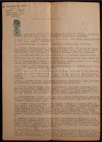 cca 1946-1950 101 db vegyes okmánybélyeges okmány