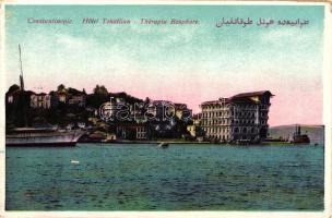 Constantinople, Hotel Tokatlian, Therapia Bosphore (probably from a postcard leporello)