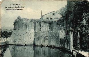 Kotor, Cattaro; Le mura 'Gordicchio' / Gordicchio wall