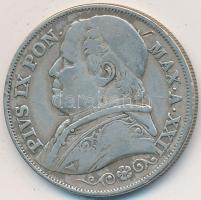 Olasz Államok / Pápai Államok 1867R 2L Ag "IX. Pius" T:2-
Italian States / Papal States 18...