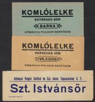 Nagyméretű sörcimke + 3 db ládacimke