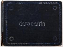 1921 Bp., Fényképek egy budapesti család életéből albumba ragasztva(gőzhajó, játszótér, fürdő), 60 k...