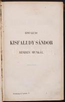 Kisfaludi Kisfaludy Sándor minden munkái. Eredeti Magyar játékszín.  Ötödik kötet. Pesten, 1847, Hec...