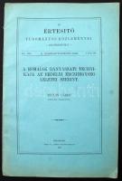 1894 Téglás Gábor: A rómaiak bányászati technikája az erdélyi érchegység leletei szerint. Kolozsvár, 1894, Ajtai K. Albert Könyvnyomdája. Az Értesítő tudományos közleményei, különlenyomat. Kiadói papírkötés, jó állapotban.