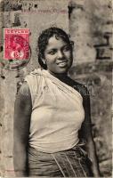 Rhodiya woman, Ceylon, folklore