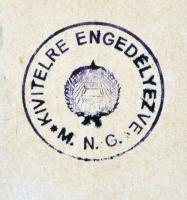 cca 1945 Ék Sándor, Alex Kiel (1902-1975): Kampftage gegen Klassenjustiz. Propaganda plakát. Ofszet,...