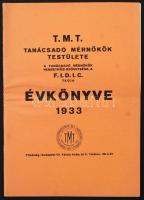 1933 T.M.T. Tanácsadó Mérnökök Testülete, A Tanácsadó Mérnökök Nemzeti Szövetsége, a F.I.D.I.C. tagja évkönyve