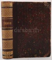 Terentius, Publius: Luftspiele. 1. köt.: Das Mädchen von Andros. Stuttgart, 1855, Hoffmann'sche Verlags-Buchhandlung. Aranyozott gerincű félbőr kötésben, jó állapotban.