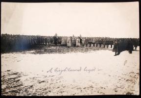 cca 1914-1917 5 db fotó Hazai Samu (1851-1942) hadügyminiszterről (1910-1917) a fronton: megszemléli...