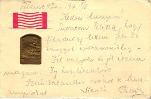 1915 Isonzo Armee / WWI military memorial card Emb. (EK)