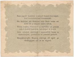 1848. 10Ft "Kossuth bankó" két hátlapi "ö" betűn csak ey pont T:III
Adamo G111