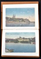 Praha, Prag; - 28 old postcards in postcard album; mixed quality