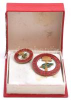 ~1960-1970. "A Kisipari Szövetkezet Kiváló Dolgozója" kitűntentő jelvény miniatűrrel nem e...