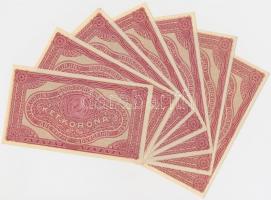 1920. 2K (7x) sorszámkövető párok T:I,I-,III