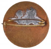 ~1970-1980. "Véradásra kész" zománcozott tombak jelvény (22mm) T:2